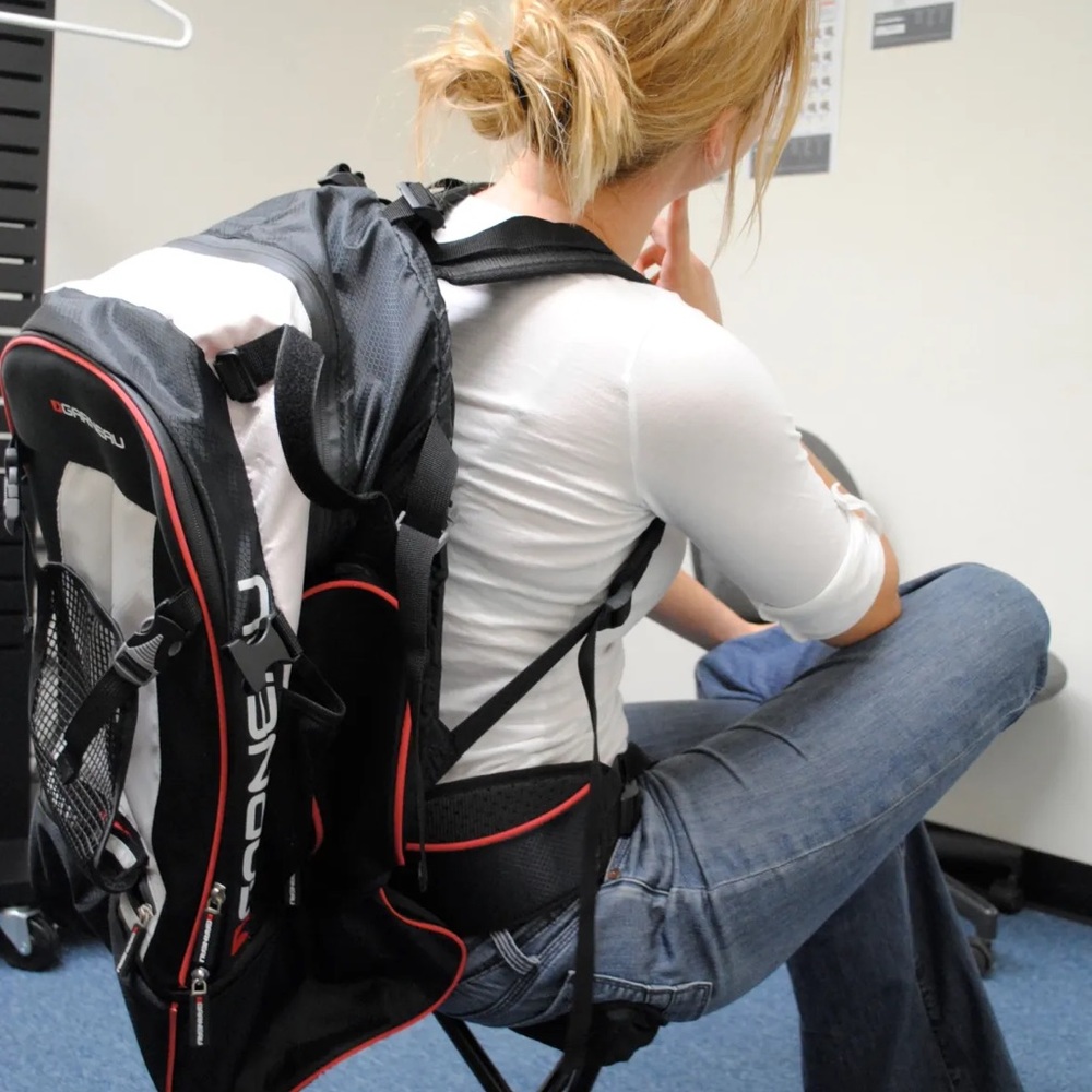 Louis Garneau Triathlon Back pack with folding seat